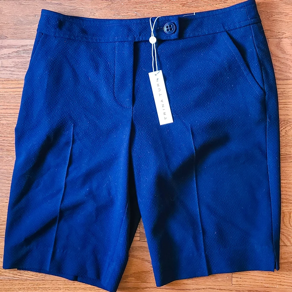 Trina Turk Benni Navy Women's Bermuda Shorts